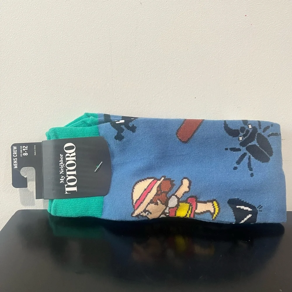 Studio Ghibli My Neighbor Totoro Mei & Critters Allover Print Crew Socks